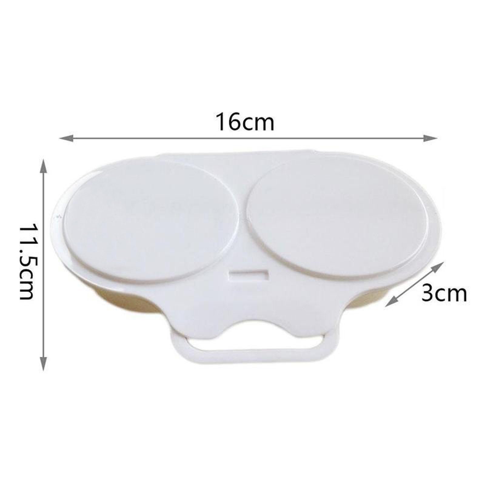 Mallyun Dual Microwave Egg Poacher with Lid and Handle, Dark Grey - Image 8