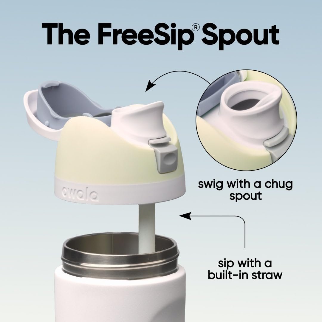 Owala FreeSip Insulated Stainless Steel Bottle, 710ml, Iced Breeze - Image 2