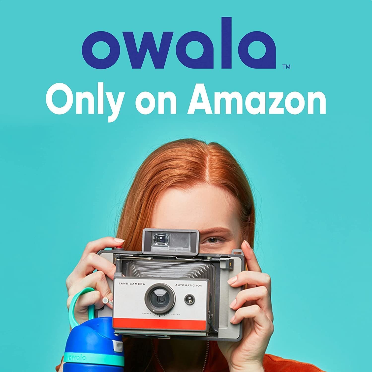 Owala FreeSip Insulated Stainless Steel Bottle, 710ml, Iced Breeze - Image 6