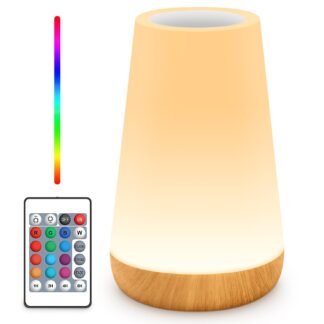 Auxmir M4 RGB Touch Bedside Night Light with Remote