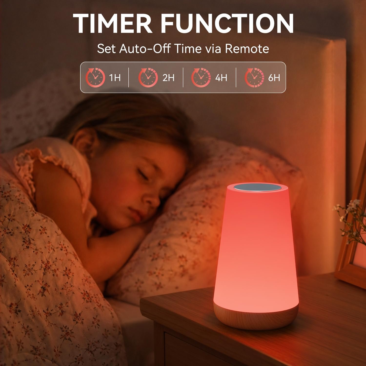Auxmir M4 RGB Touch Bedside Night Light with Remote - Image 7