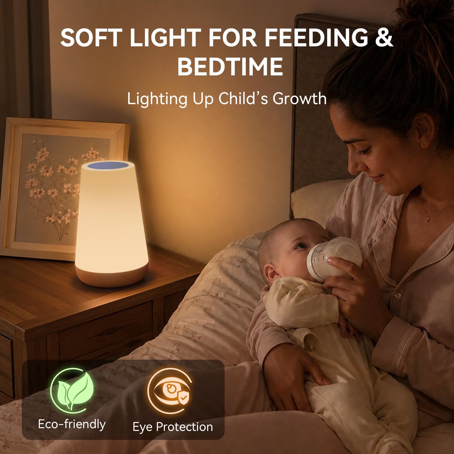 Auxmir M4 RGB Touch Bedside Night Light with Remote - Image 6