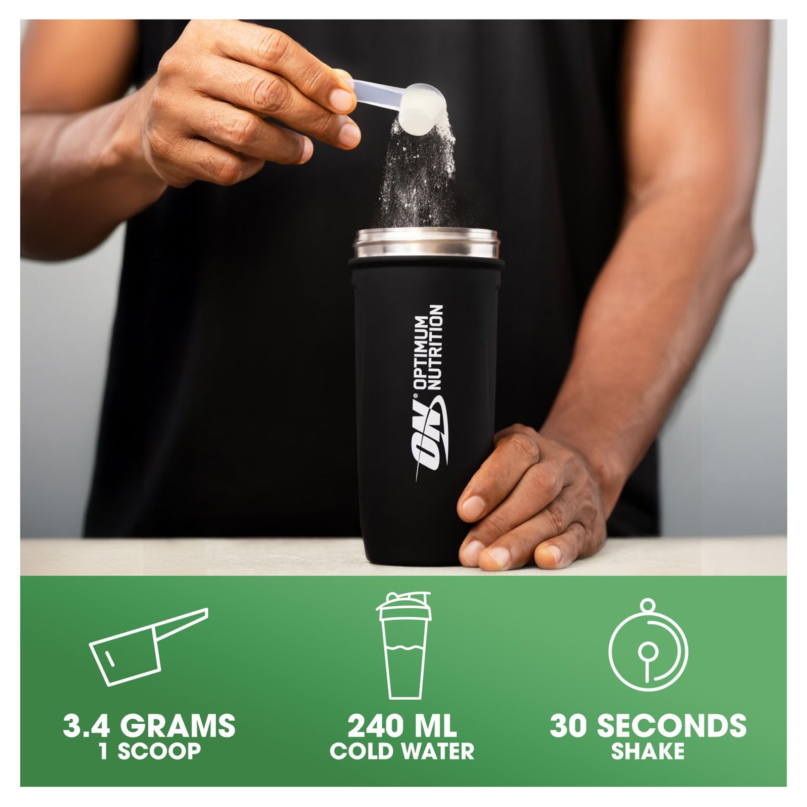 Optimum Nutrition Creatine Monohydrate Powder, 634g - Image 4