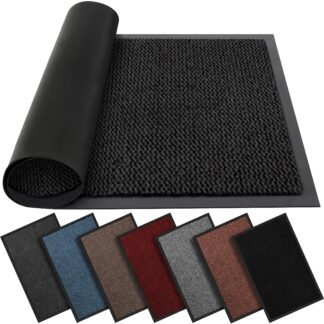 BLADO Washable Non-Slip Door Mat, 40 × 60cm, Anthracite