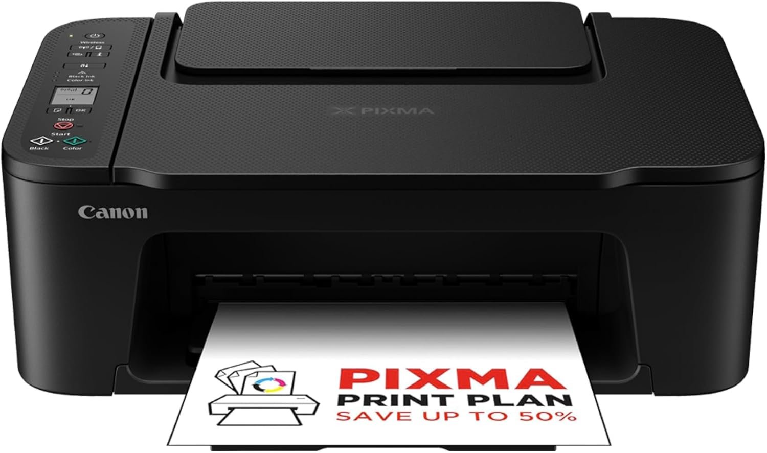 Canon PIXMA TS3750i wireless all-in-one colour inkjet printer in black